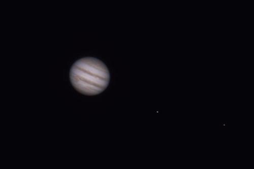 Jupiter mit großem roten Fleck kurz nach der Opposition am 2023-11-08